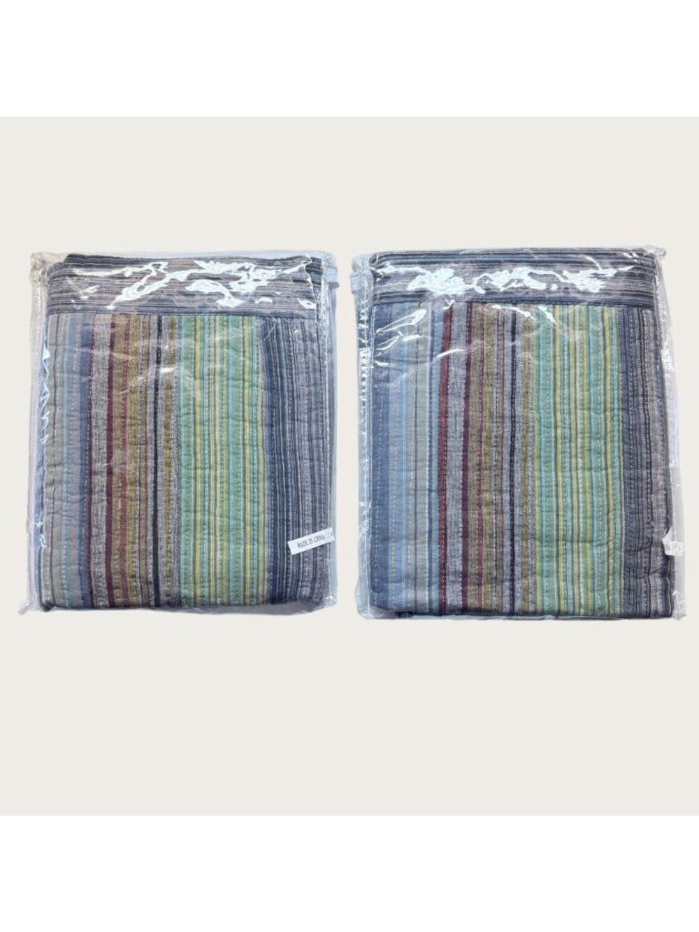 Lot of 2 JC Penney Retro Chic Standard Shams Pillow Sham New